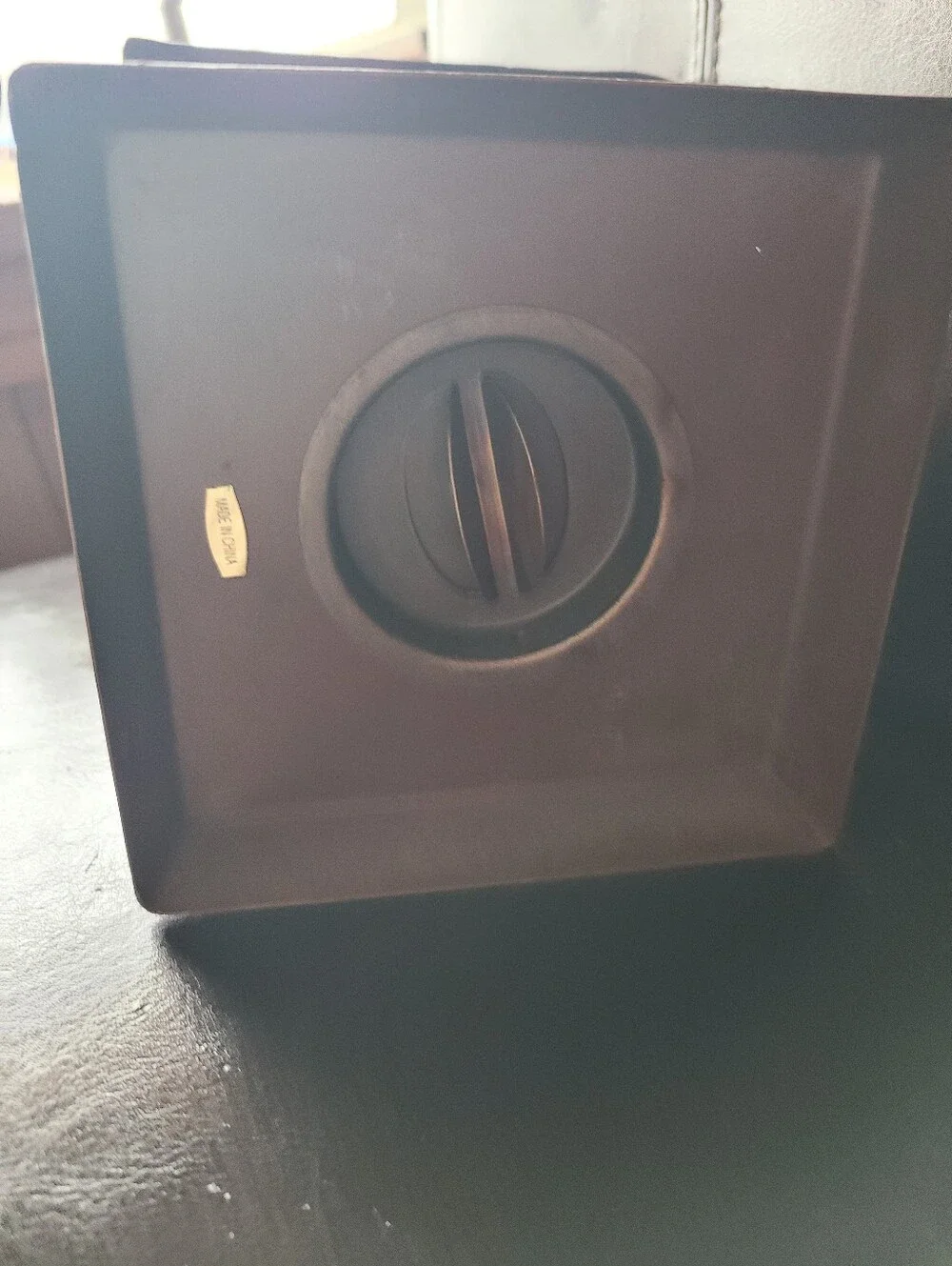 Blue and Bronze Decorative Lantern with Glass Bead Accents